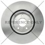 CENTRIC PARTS 120.61132 Centric Premium Brake Rotor
