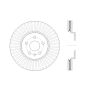 CENTRIC PARTS 120.62142 Centric Premium Brake Rotor