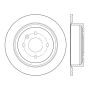 CENTRIC PARTS 120.62143 Centric Premium Brake Rotor
