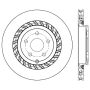 CENTRIC PARTS 120.62147 Centric Premium Brake Rotor