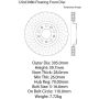 CENTRIC PARTS 120.63080 Centric Premium Brake Rotor