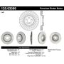 CENTRIC PARTS 120.63086 Centric Premium Brake Rotor