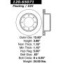 CENTRIC PARTS 120.65071 Centric Premium Brake Rotor