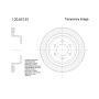 CENTRIC PARTS 120.65135 Centric Premium Brake Rotor