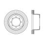 CENTRIC PARTS 120.65141 Centric Premium Brake Rotor