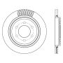 CENTRIC PARTS 120.65149 Centric Premium Brake Rotor