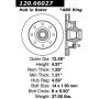CENTRIC PARTS 120.66027 Centric Premium Brake Rotor
