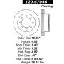 CENTRIC PARTS 120.67046 Centric Premium Brake Rotor