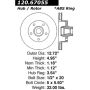 CENTRIC PARTS 120.67055 Centric Premium Brake Rotor