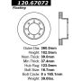 CENTRIC PARTS 120.67072 Centric Premium Brake Rotor