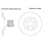 CENTRIC PARTS 120.67075 Centric Premium Brake Rotor