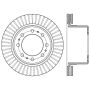 CENTRIC PARTS 120.67080 Centric Premium Brake Rotor