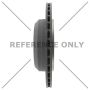 CENTRIC PARTS 120.67083 Centric Premium Brake Rotor