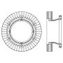 CENTRIC PARTS 120.75009 Centric Premium Brake Rotor