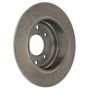 CENTRIC PARTS 121.02000 C-Tek Standard Brake Rotor