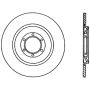 CENTRIC PARTS 121.02003 C-Tek Standard Brake Rotor