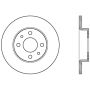 CENTRIC PARTS 121.04001 C-Tek Standard Brake Rotor