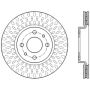 CENTRIC PARTS 121.04002 C-Tek Standard Brake Rotor