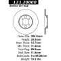 CENTRIC PARTS 121.20000 C-Tek Standard Brake Rotor