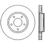 CENTRIC PARTS 121.20014 C-Tek Standard Brake Rotor