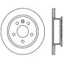 CENTRIC PARTS 121.33024 C-Tek Standard Brake Rotor