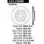 CENTRIC PARTS 121.33089 C-Tek Standard Brake Rotor