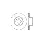 CENTRIC PARTS 121.34006 C-Tek Standard Brake Rotor