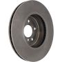 CENTRIC PARTS 121.34124 C-Tek Standard Brake Rotor