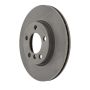 CENTRIC PARTS 121.34136 C-Tek Standard Brake Rotor