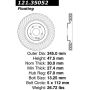 CENTRIC PARTS 121.35052 C-Tek Standard Brake Rotor