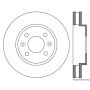 CENTRIC PARTS 121.35174 C-Tek Standard Brake Rotor