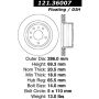 CENTRIC PARTS 121.36007 C-Tek Standard Brake Rotor
