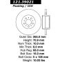 CENTRIC PARTS 121.39021 C-Tek Standard Brake Rotor