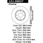 CENTRIC PARTS 121.39027 C-Tek Standard Brake Rotor