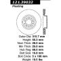 CENTRIC PARTS 121.39032 C-Tek Standard Brake Rotor