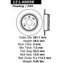 CENTRIC PARTS 121.40058 C-Tek Standard Brake Rotor