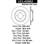CENTRIC PARTS 121.42002 C-Tek Standard Brake Rotor