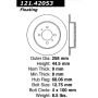 CENTRIC PARTS 121.42053 C-Tek Standard Brake Rotor