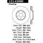 CENTRIC PARTS 121.42080 C-Tek Standard Brake Rotor