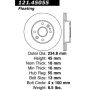 CENTRIC PARTS 121.45055 C-Tek Standard Brake Rotor