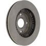 CENTRIC PARTS 121.45058 C-Tek Standard Brake Rotor