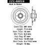 CENTRIC PARTS 121.46016 C-Tek Standard Brake Rotor