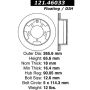 CENTRIC PARTS 121.46033 C-Tek Standard Brake Rotor