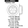 CENTRIC PARTS 121.49002 C-Tek Standard Brake Rotor