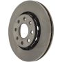 CENTRIC PARTS 121.49008 C-Tek Standard Brake Rotor
