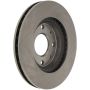 CENTRIC PARTS 121.50012 C-Tek Standard Brake Rotor