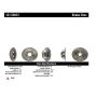 CENTRIC PARTS 121.50031 C-Tek Standard Brake Rotor
