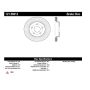 CENTRIC PARTS 121.58012 C-Tek Standard Brake Rotor
