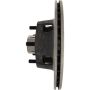 CENTRIC PARTS 121.61053 C-Tek Standard Brake Rotor