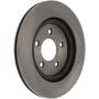 CENTRIC PARTS 121.61087 C-Tek Standard Brake Rotor